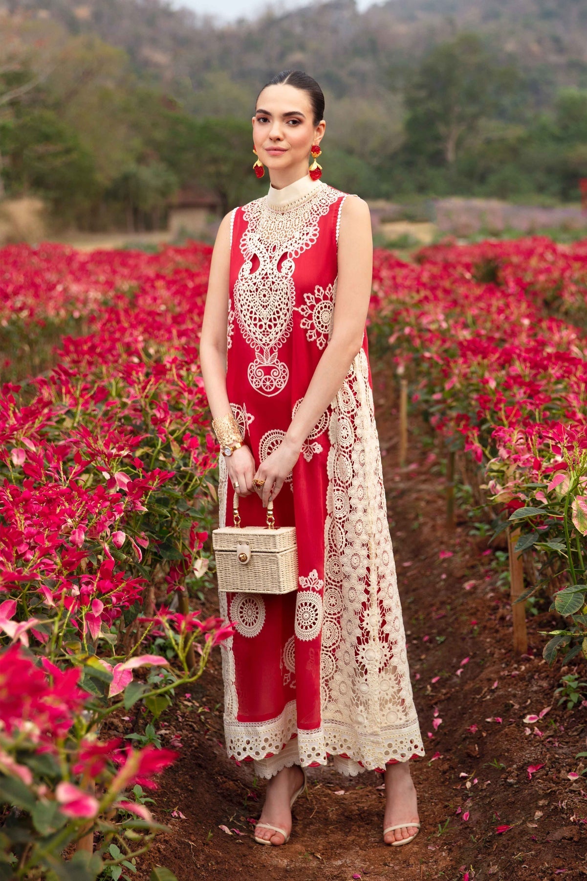 Sable Vogue | Luxury Lawn 24 | Carnelian by Sable Vogue - Designer Dress - Type: Ladies Clothes - Available at Libayah - 100% Original