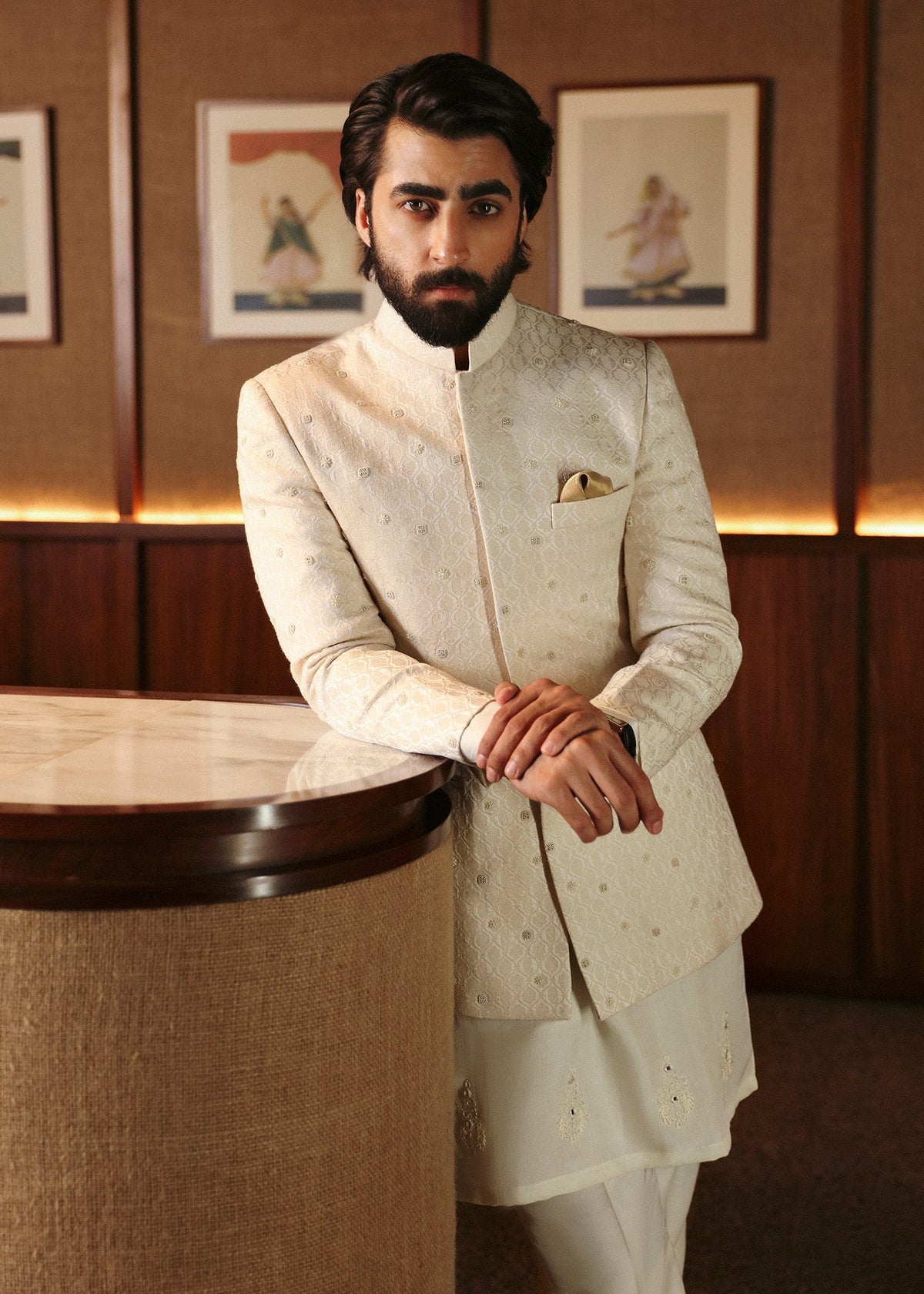 Pakistani Menswear | Sadaf Fawad Khan | Maaz by Sadaf Fawad Khan - Designer Dress - Type: Ladies Clothes - Available at Libayah - 100% Original