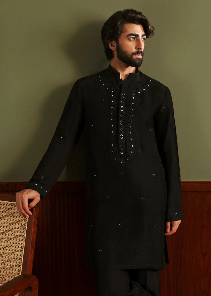 Pakistani Menswear | Sadaf Fawad Khan | Zayan by Sadaf Fawad Khan - Designer Dress - Type: MensWear - Available at Libayah - 100% Original