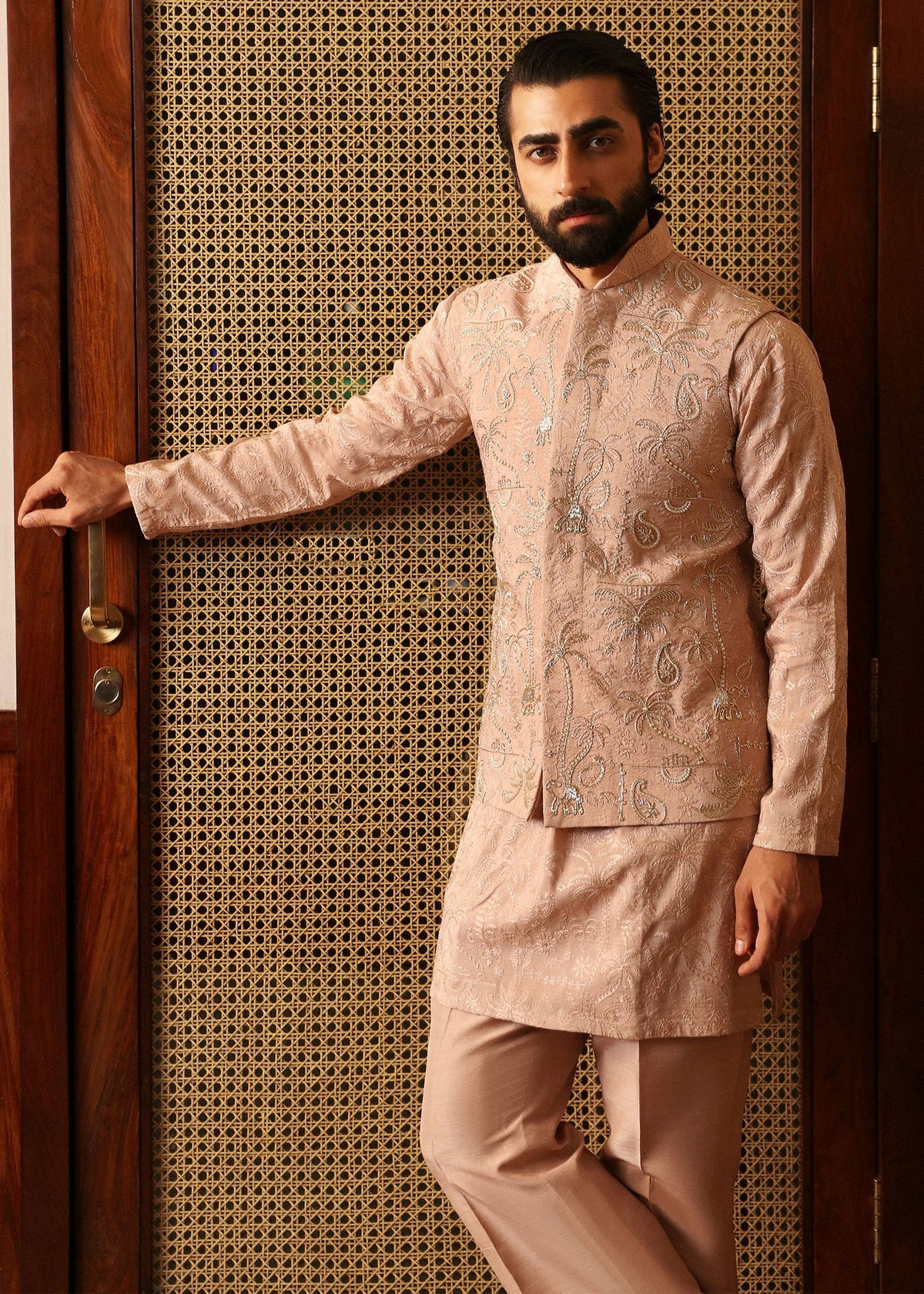 Pakistani Menswear | Sadaf Fawad Khan | Aahil by Sadaf Fawad Khan - Designer Dress - Type: MensWear - Available at Libayah - 100% Original