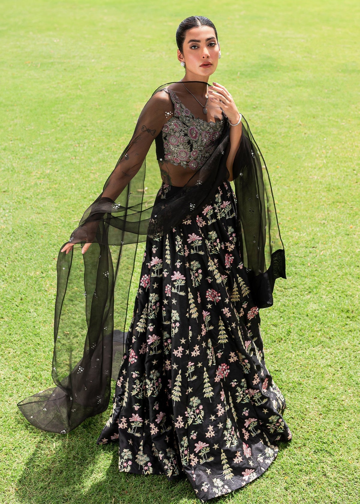 Sadaf Fawad Khan | Zinnia Festive Formals | Yesra by Sadaf Fawad Khan - Designer Dress - Type: Ladies Clothes - Available at Libayah - 100% Original