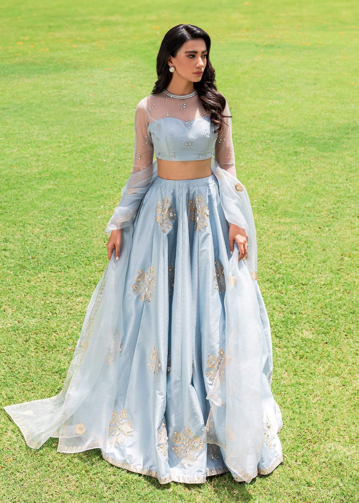 Sadaf Fawad Khan | Zinnia Festive Formals | Ahlah by Sadaf Fawad Khan - Designer Dress - Type: Ladies Clothes - Available at Libayah - 100% Original