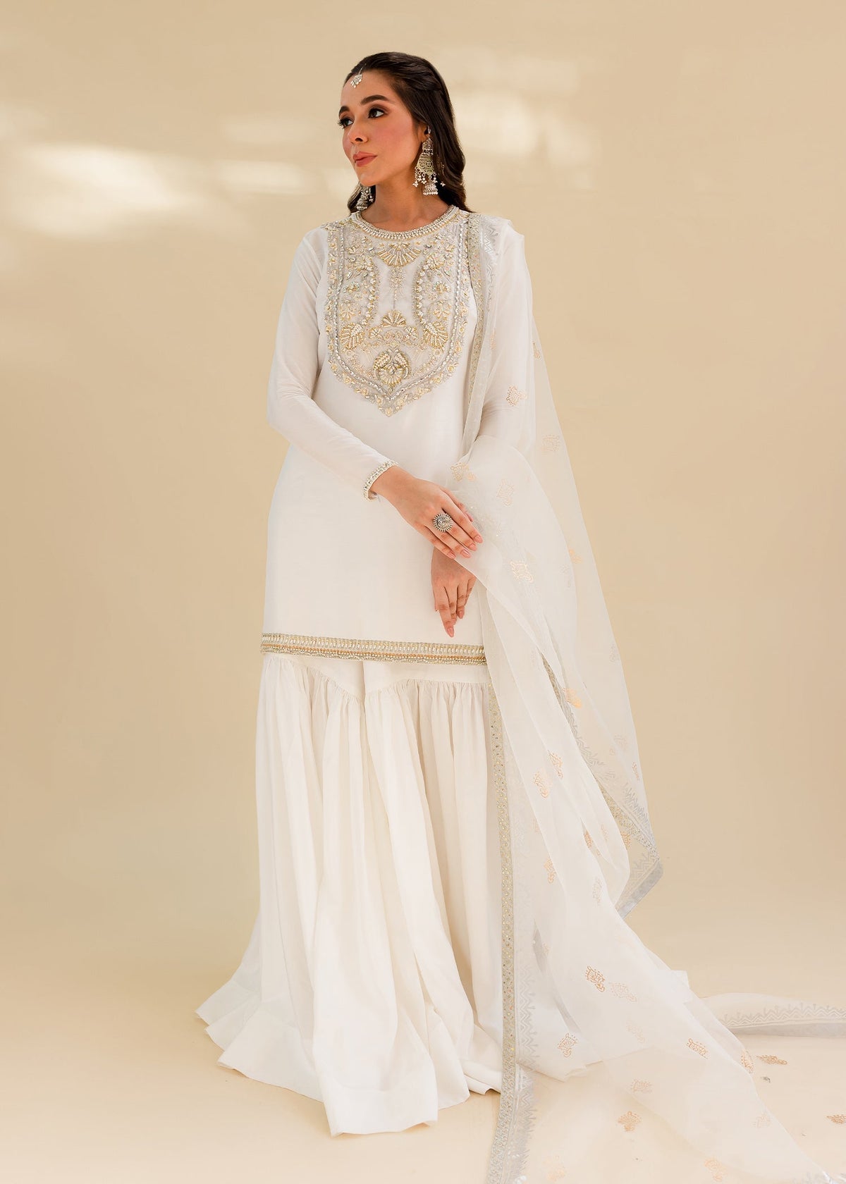 Sadaf Fawad Khan | Zinnia Festive Formals | Zarin by Sadaf Fawad Khan - Designer Dress - Type: Ladies Clothes - Available at Libayah - 100% Original