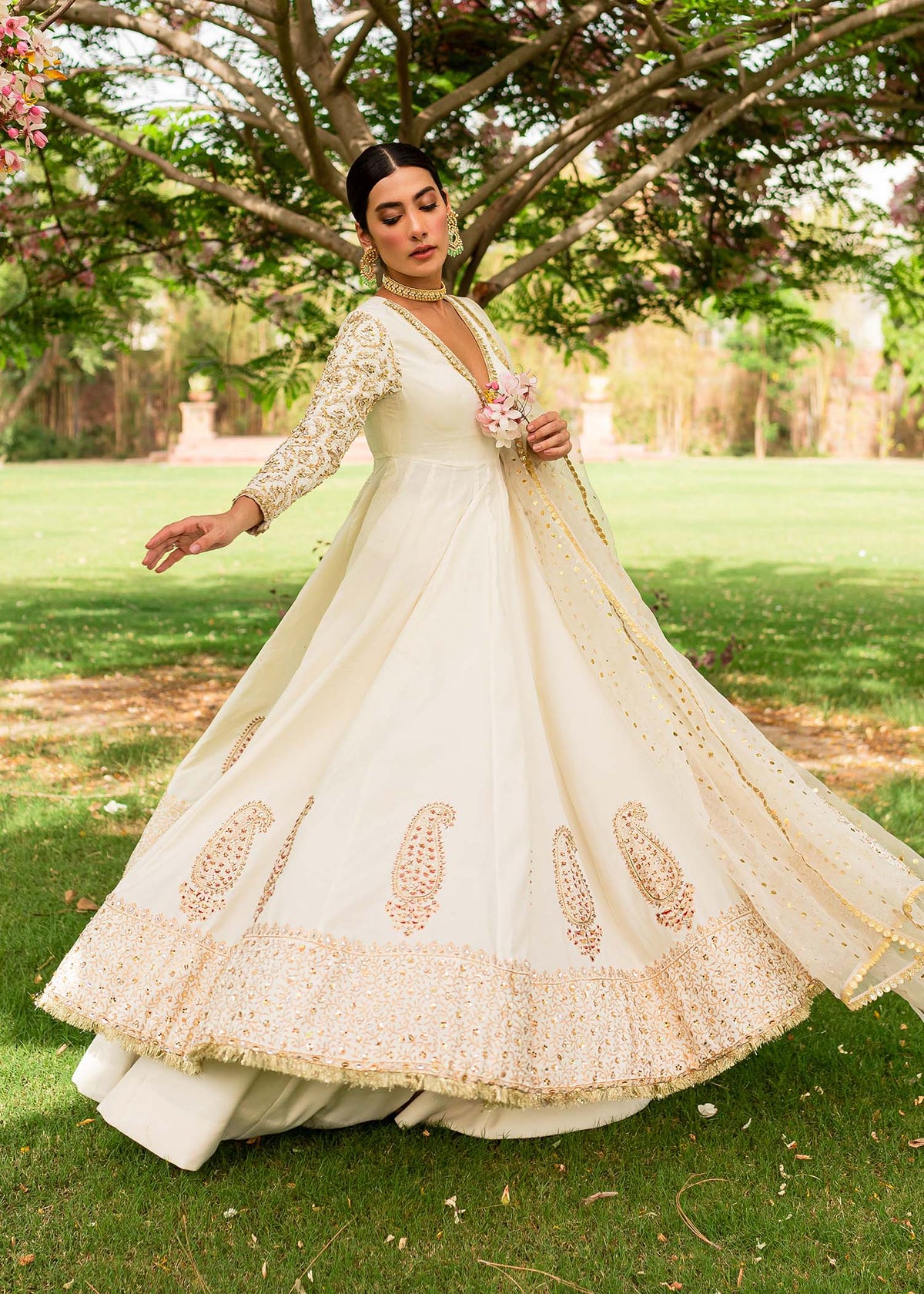 Sadaf Fawad Khan | Zinnia Festive Formals | Zene by Sadaf Fawad Khan - Designer Dress - Type: Ladies Clothes - Available at Libayah - 100% Original
