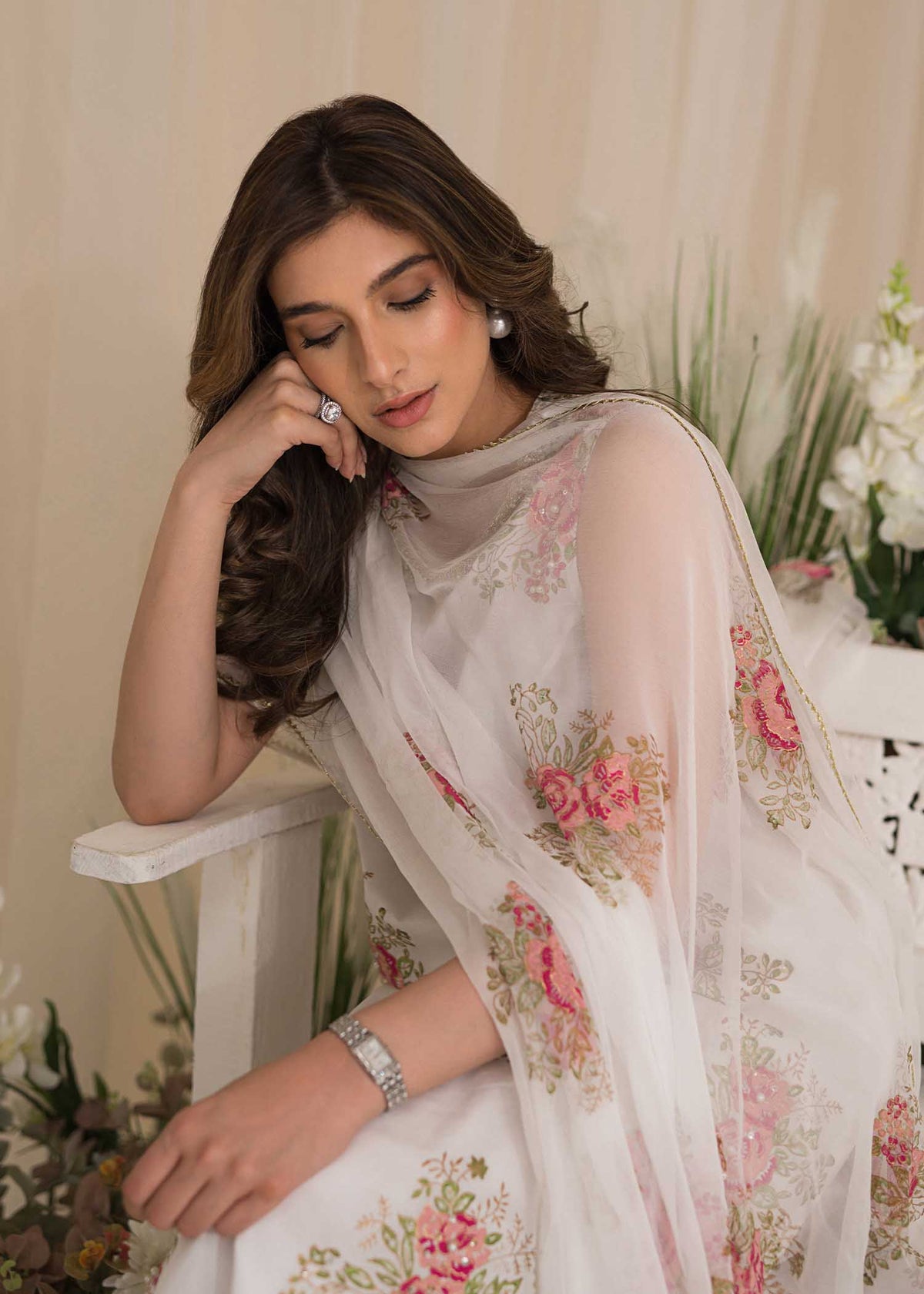 Sadaf Fawad Khan | Lyla Festive Pret | Tea Rose by Sadaf Fawad Khan - Designer Dress - Type: Ladies Clothes - Available at Libayah - 100% Original