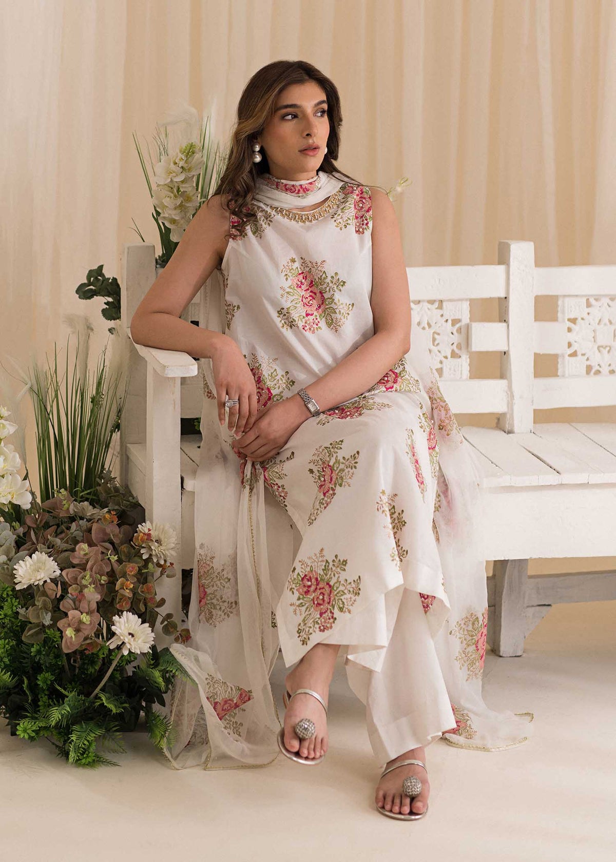 Sadaf Fawad Khan | Lyla Festive Pret | Tea Rose by Sadaf Fawad Khan - Designer Dress - Type: Ladies Clothes - Available at Libayah - 100% Original