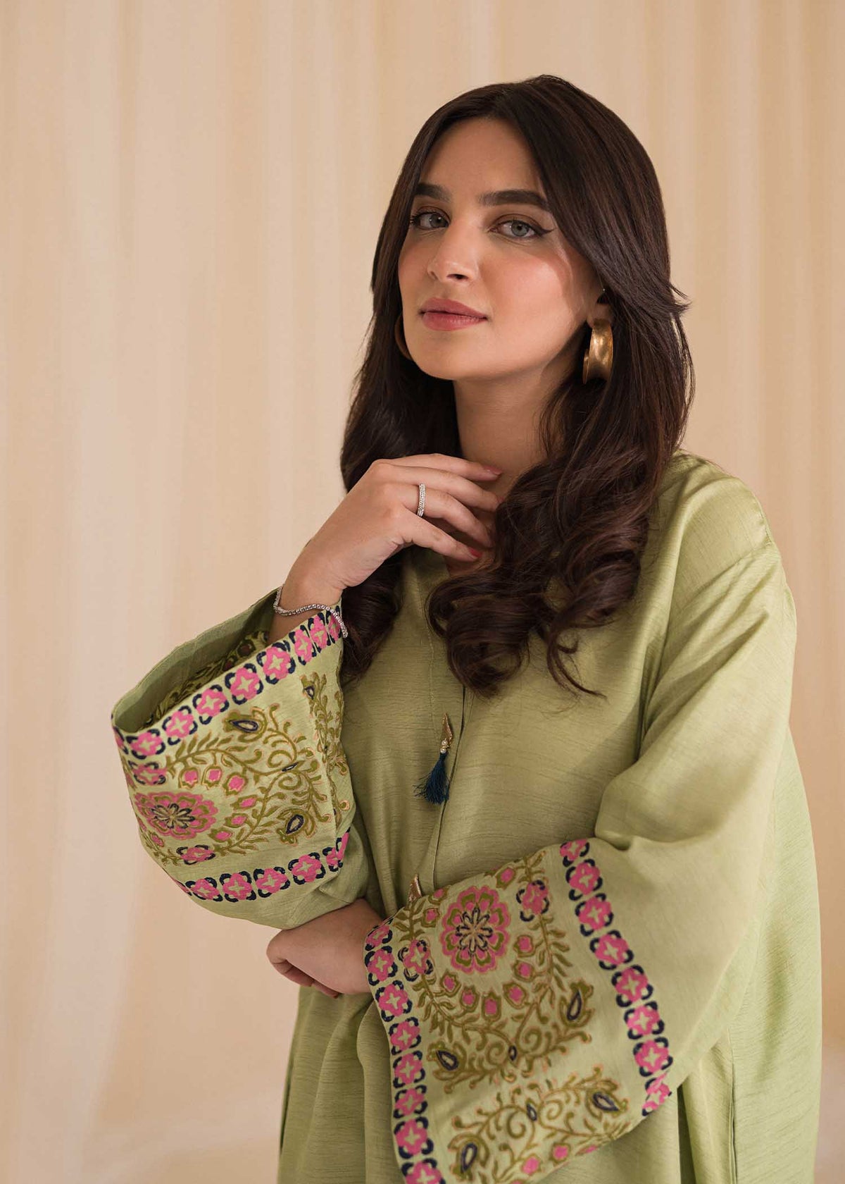 Sadaf Fawad Khan | Lyla Festive Pret | Moss by Sadaf Fawad Khan - Designer Dress - Type: Ladies Clothes - Available at Libayah - 100% Original