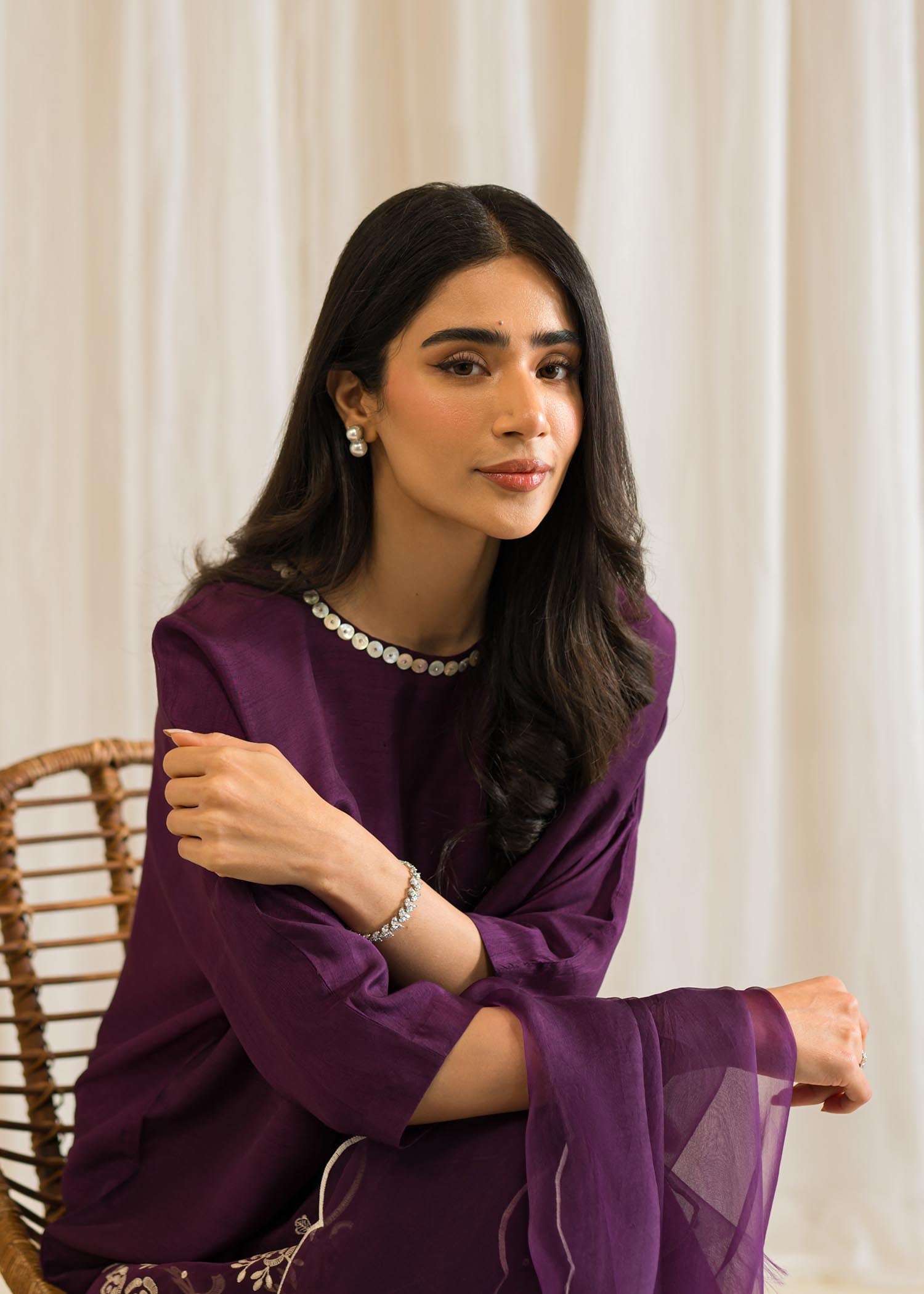 Sadaf Fawad Khan | Eid Pret 24 | Wisteria by Sadaf Fawad Khan - Designer Dress - Type: Ladies Clothes - Available at Libayah - 100% Original