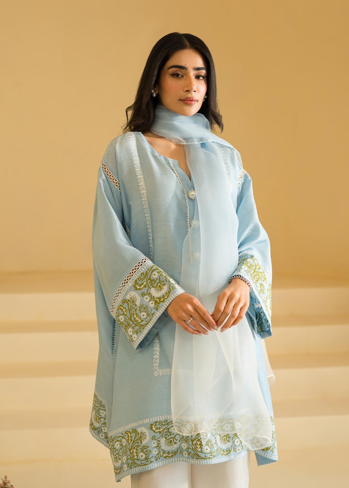 Sadaf Fawad Khan | Eid Pret 24 | Lara by Sadaf Fawad Khan - Designer Dress - Type: Ladies Clothes - Available at Libayah - 100% Original
