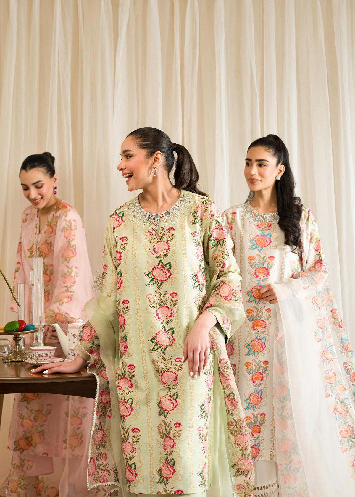 Sadaf Fawad Khan | Eid Pret 24 | Sanem by Sadaf Fawad Khan - Designer Dress - Type: Ladies Clothes - Available at Libayah - 100% Original