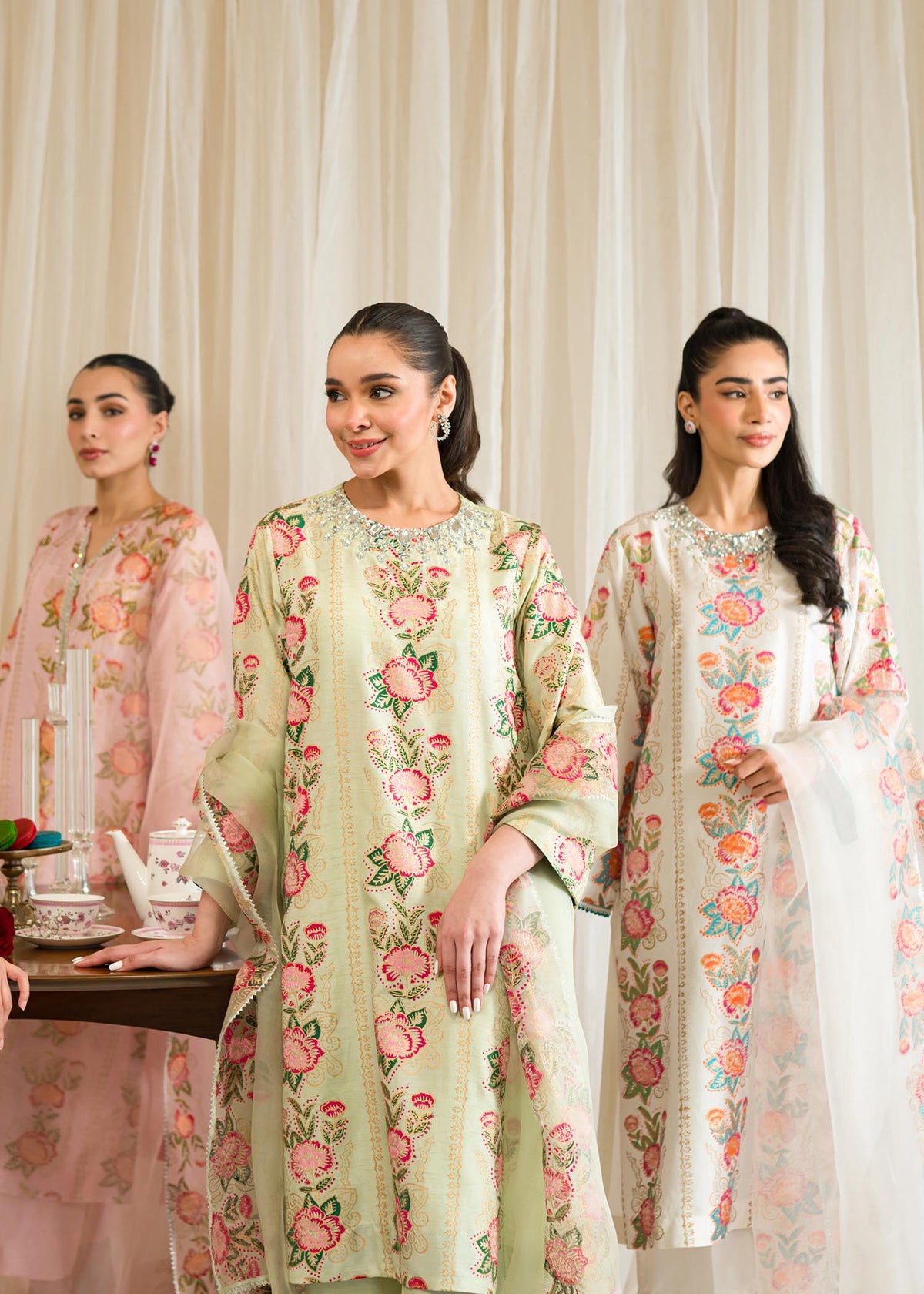 Sadaf Fawad Khan | Eid Pret 24 | Sanem by Sadaf Fawad Khan - Designer Dress - Type: Ladies Clothes - Available at Libayah - 100% Original