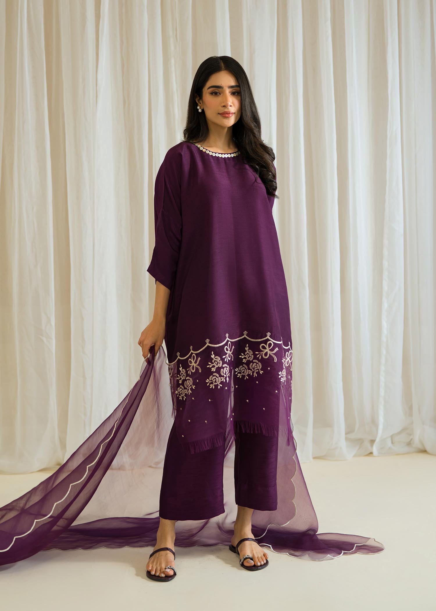 Sadaf Fawad Khan | Eid Pret 24 | Wisteria by Sadaf Fawad Khan - Designer Dress - Type: Ladies Clothes - Available at Libayah - 100% Original