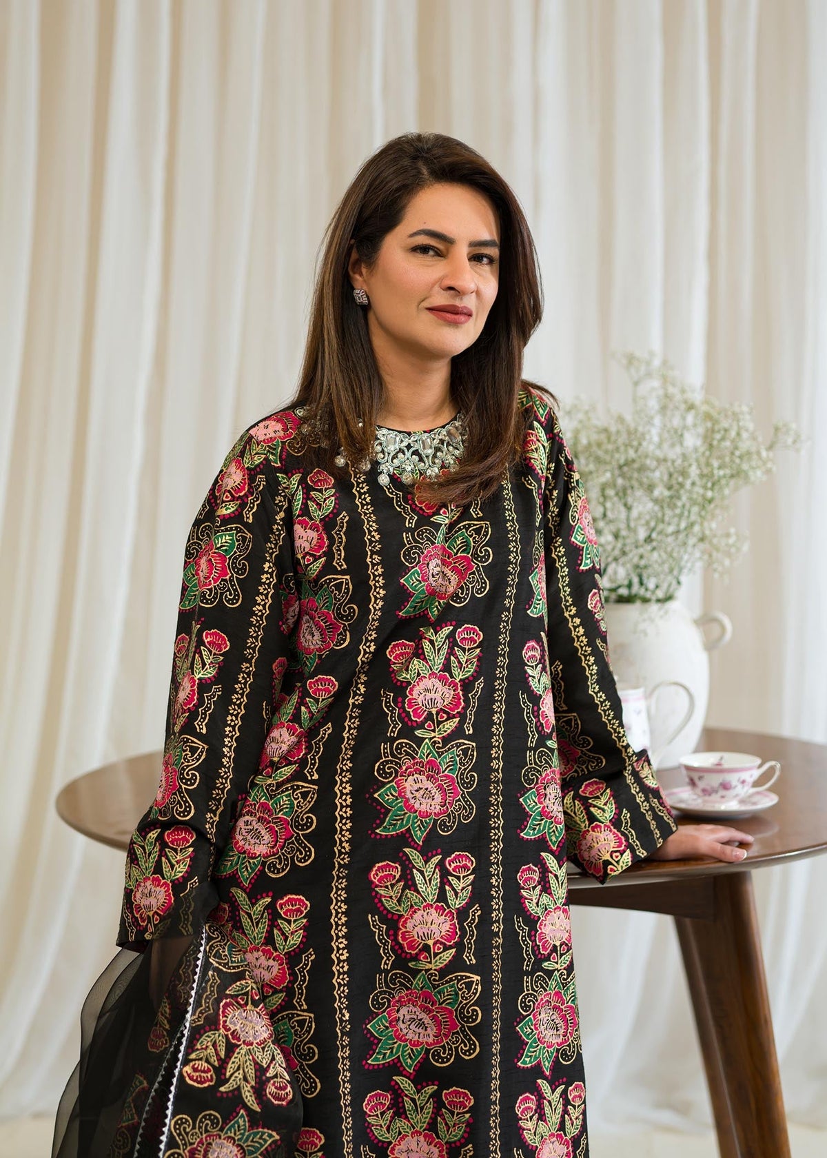 Sadaf Fawad Khan | Eid Pret 24 | Zaria by Sadaf Fawad Khan - Designer Dress - Type: Ladies Clothes - Available at Libayah - 100% Original
