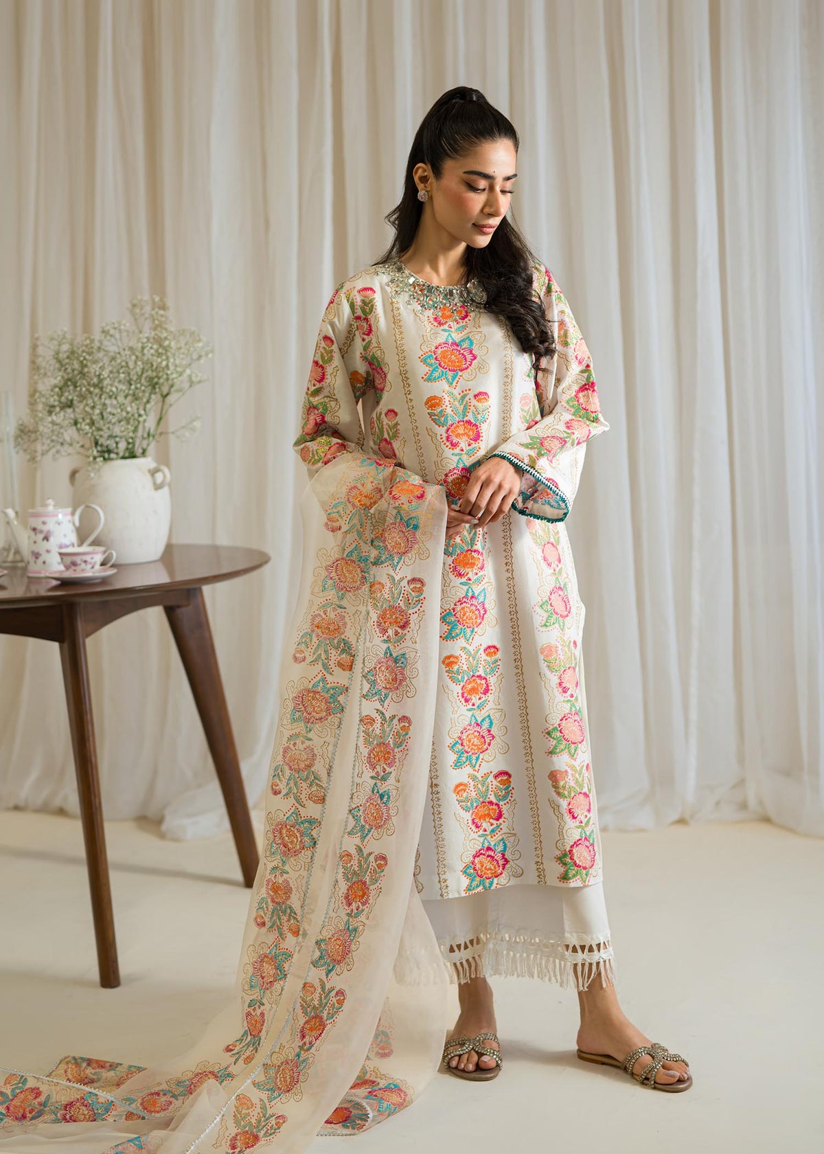 Sadaf Fawad Khan | Eid Pret 24 | Emel by Sadaf Fawad Khan - Designer Dress - Type: Ladies Clothes - Available at Libayah - 100% Original
