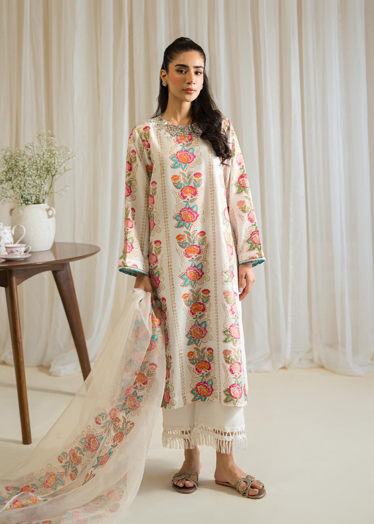 Sadaf Fawad Khan | Eid Pret 24 | Emel by Sadaf Fawad Khan - Designer Dress - Type: Ladies Clothes - Available at Libayah - 100% Original