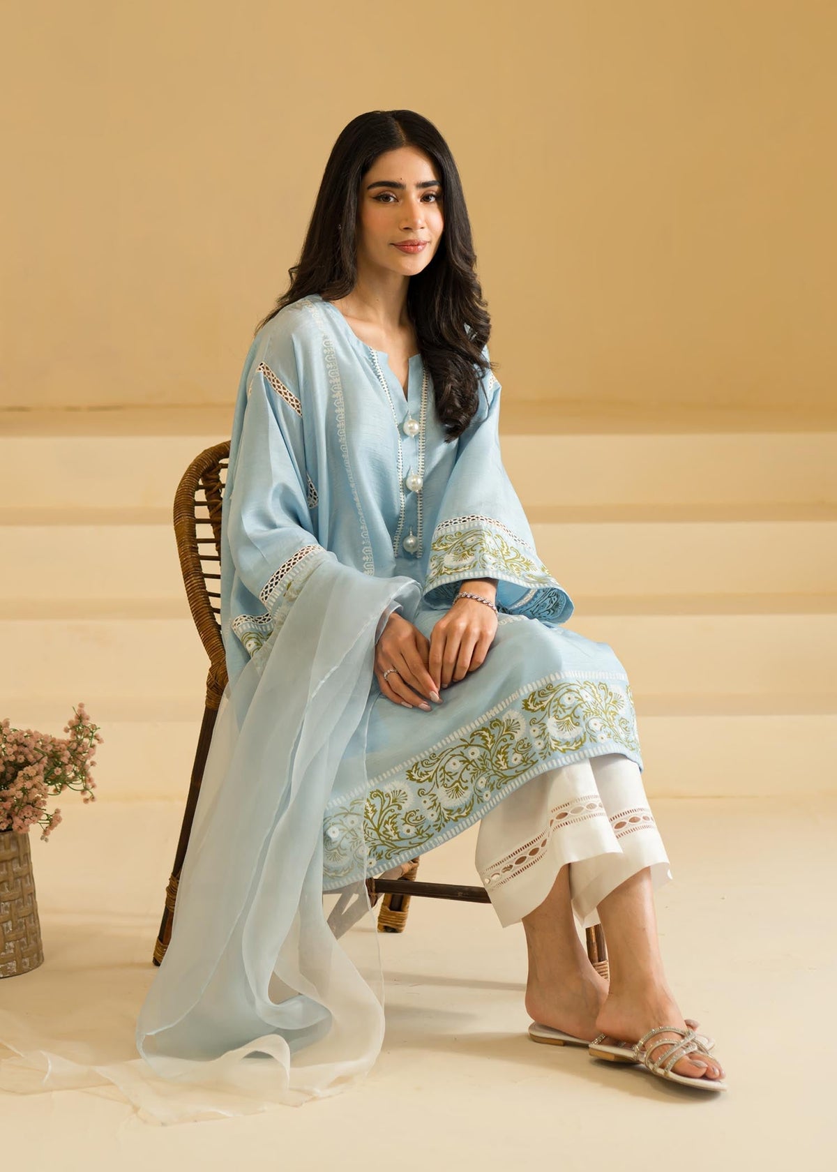 Sadaf Fawad Khan | Eid Pret 24 | Lara by Sadaf Fawad Khan - Designer Dress - Type: Ladies Clothes - Available at Libayah - 100% Original