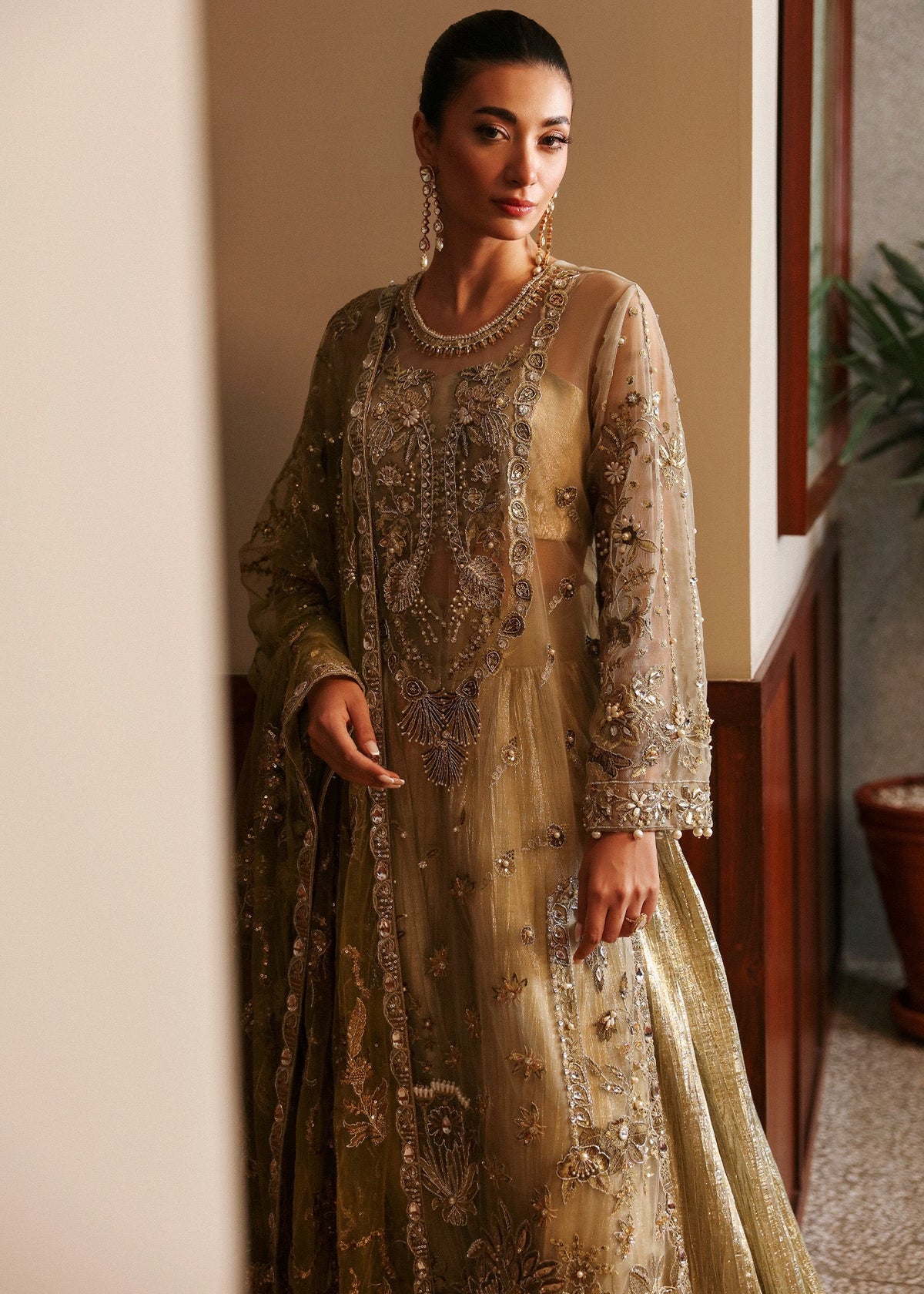 Sadaf Fawad Khan | Late Checkout at the Fred | Olea by Sadaf Fawad Khan - Designer Dress - Type: Ladies Clothes - Available at Libayah - 100% Original