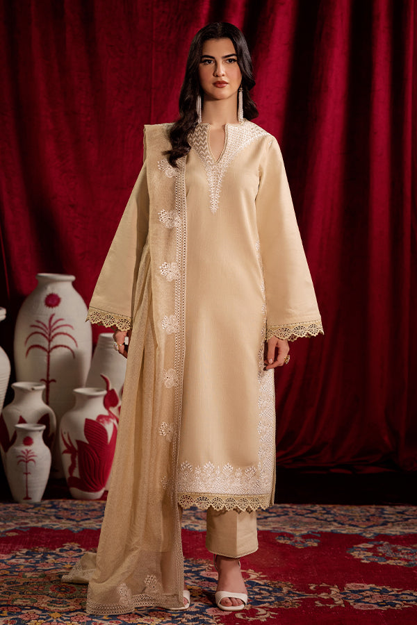 Saffron | Celestial Fall 24 |  FROSTED BEIGE by Saffron - Designer Dress - Type: Ladies Clothes - Available at Libayah - 100% Original