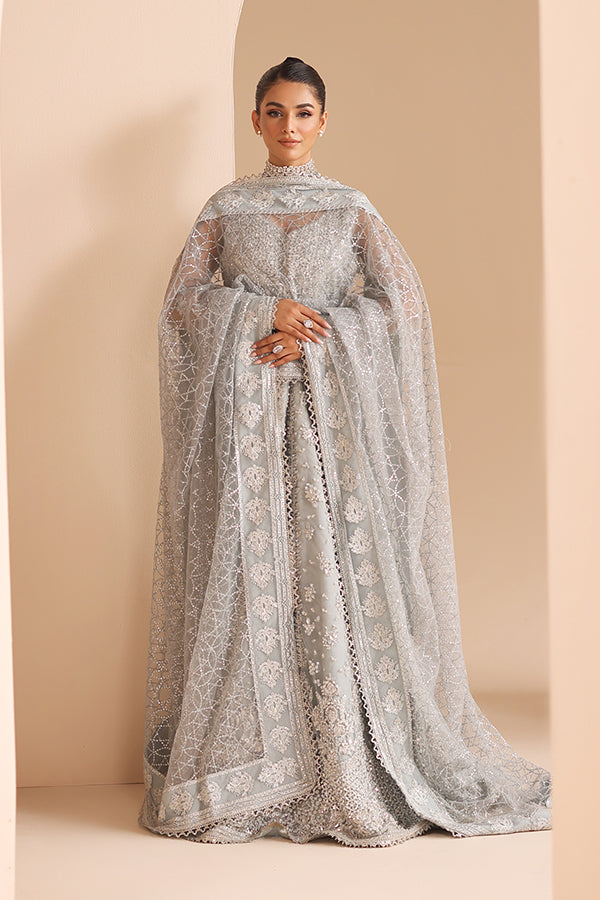 Saffron | Edel Formals Collection 24 |  04 Silver Whisper by Saffron - Designer Dress - Type: Ladies Clothes - Available at Libayah - 100% Original