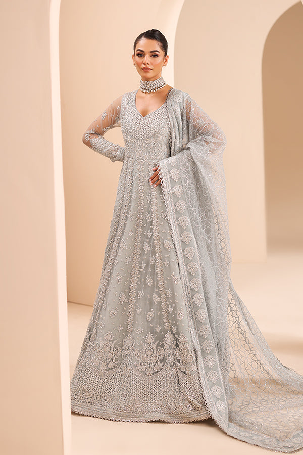 Saffron | Edel Formals Collection 24 |  04 Silver Whisper by Saffron - Designer Dress - Type: Ladies Clothes - Available at Libayah - 100% Original