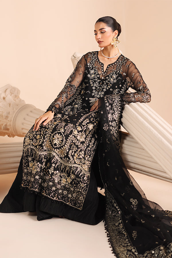 Saffron | Edel Formals Collection 24 |  08 Noir Dewdrop by Saffron - Designer Dress - Type: Ladies Clothes - Available at Libayah - 100% Original
