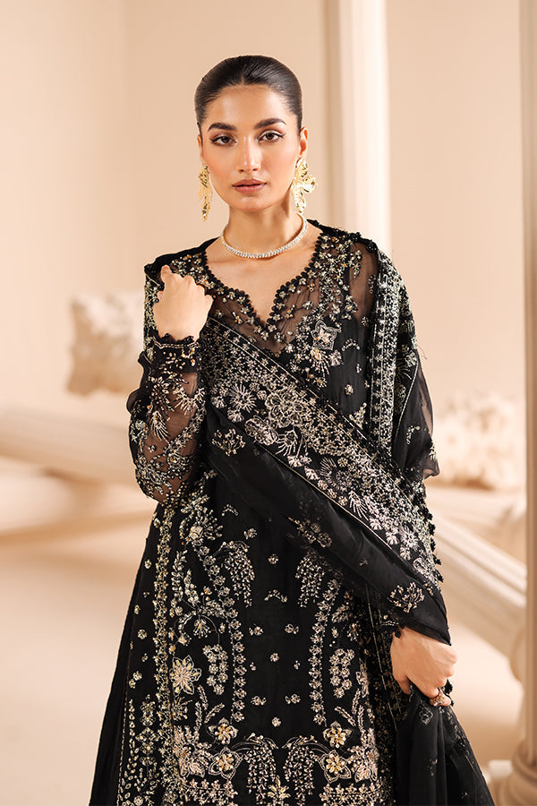 Saffron | Edel Formals Collection 24 |  08 Noir Dewdrop by Saffron - Designer Dress - Type: Ladies Clothes - Available at Libayah - 100% Original