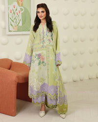Roheenaz | Petals in Print | Sage Botanica by Roheenaz - Designer Dress  - Type : Ladies Clothes - Available at Libayah - 100% Original 