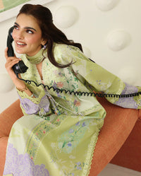 Roheenaz | Petals in Print | Sage Botanica by Roheenaz - Designer Dress  - Type : Ladies Clothes - Available at Libayah - 100% Original 