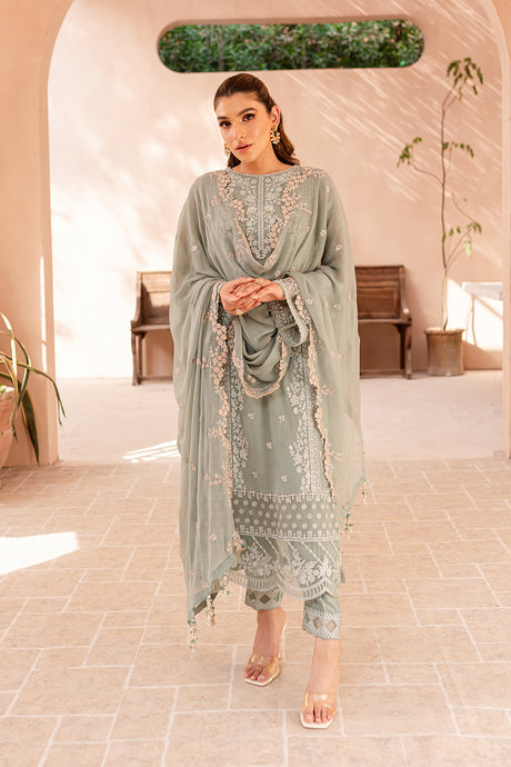 Azure | Ensembles Embroidered Formals | Sage Serenity by Azure - Designer Dress - Type: Ladies Clothes - Available at Libayah - 100% Original