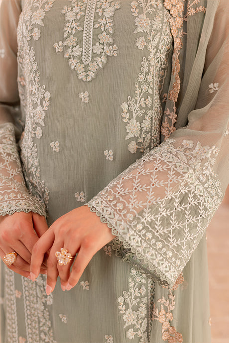 Azure | Ensembles Embroidered Formals | Sage Serenity by Azure - Designer Dress - Type: Ladies Clothes - Available at Libayah - 100% Original