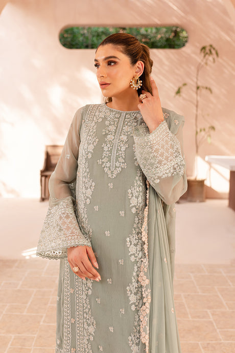Azure | Ensembles Embroidered Formals | Sage Serenity by Azure - Designer Dress - Type: Ladies Clothes - Available at Libayah - 100% Original