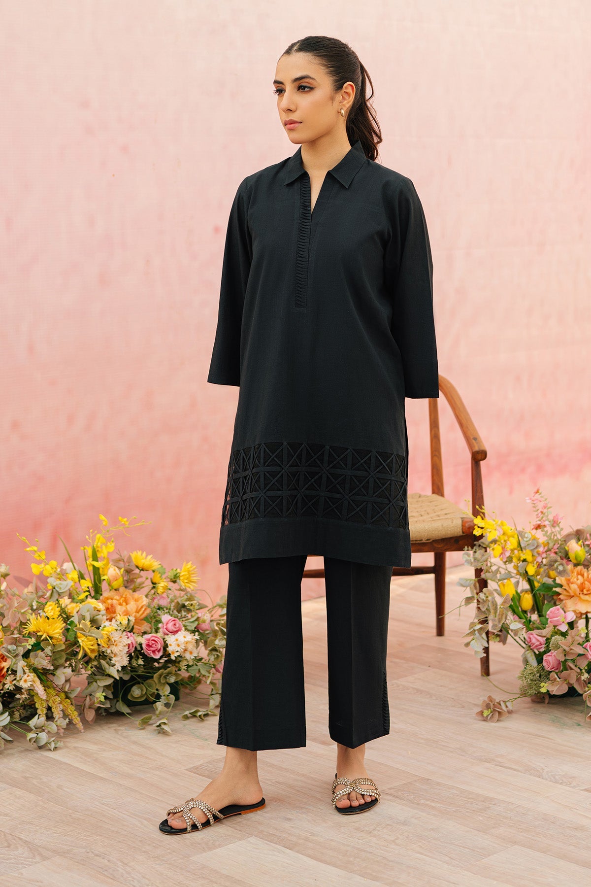 Sahar | Co Ord Sets |  Edge by Sahar - Designer Dress - Type: Ladies Clothes - Available at Libayah - 100% Original
