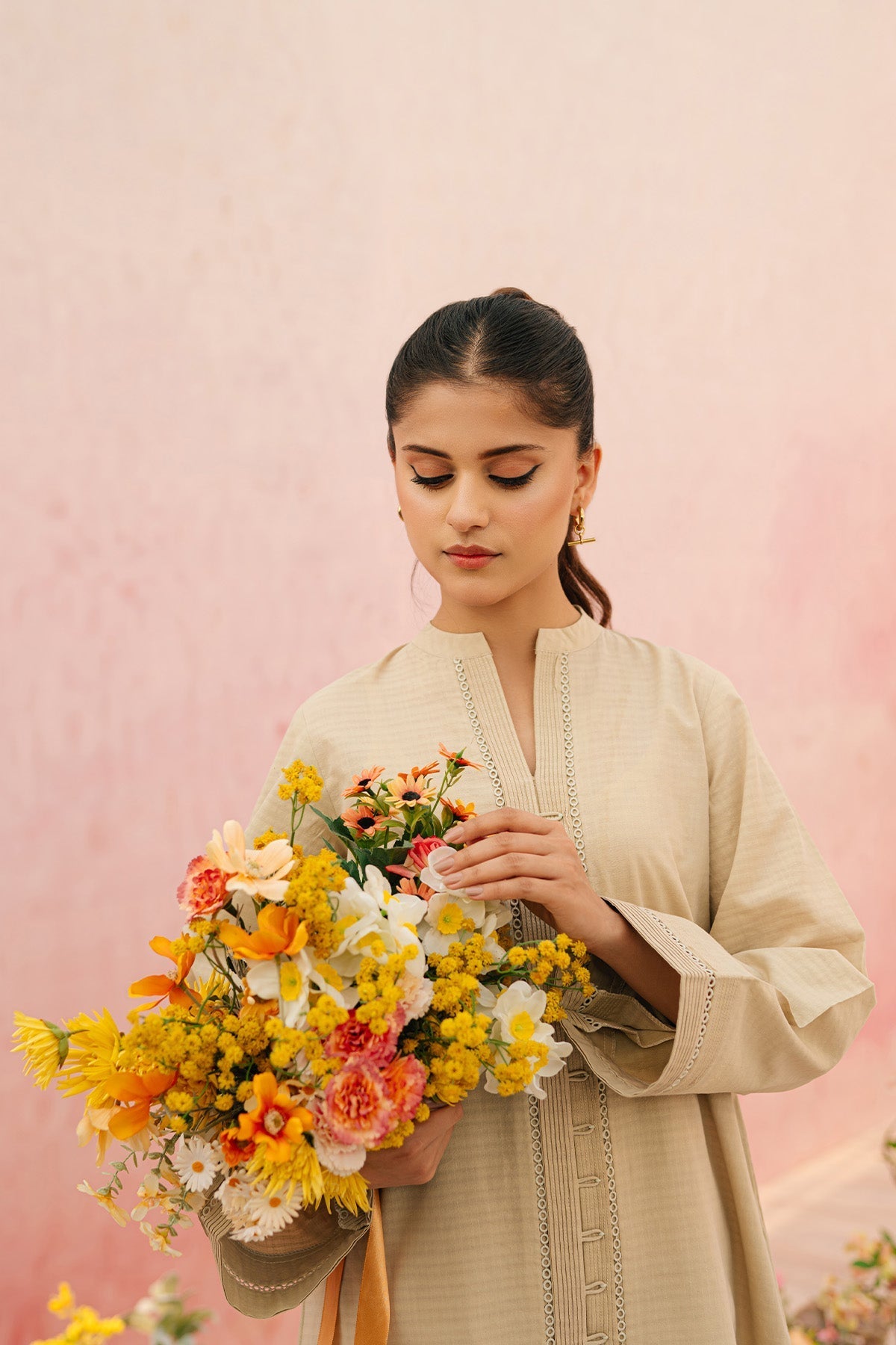 Sahar | Co Ord Sets |  Sandstone by Sahar - Designer Dress - Type: Ladies Clothes - Available at Libayah - 100% Original