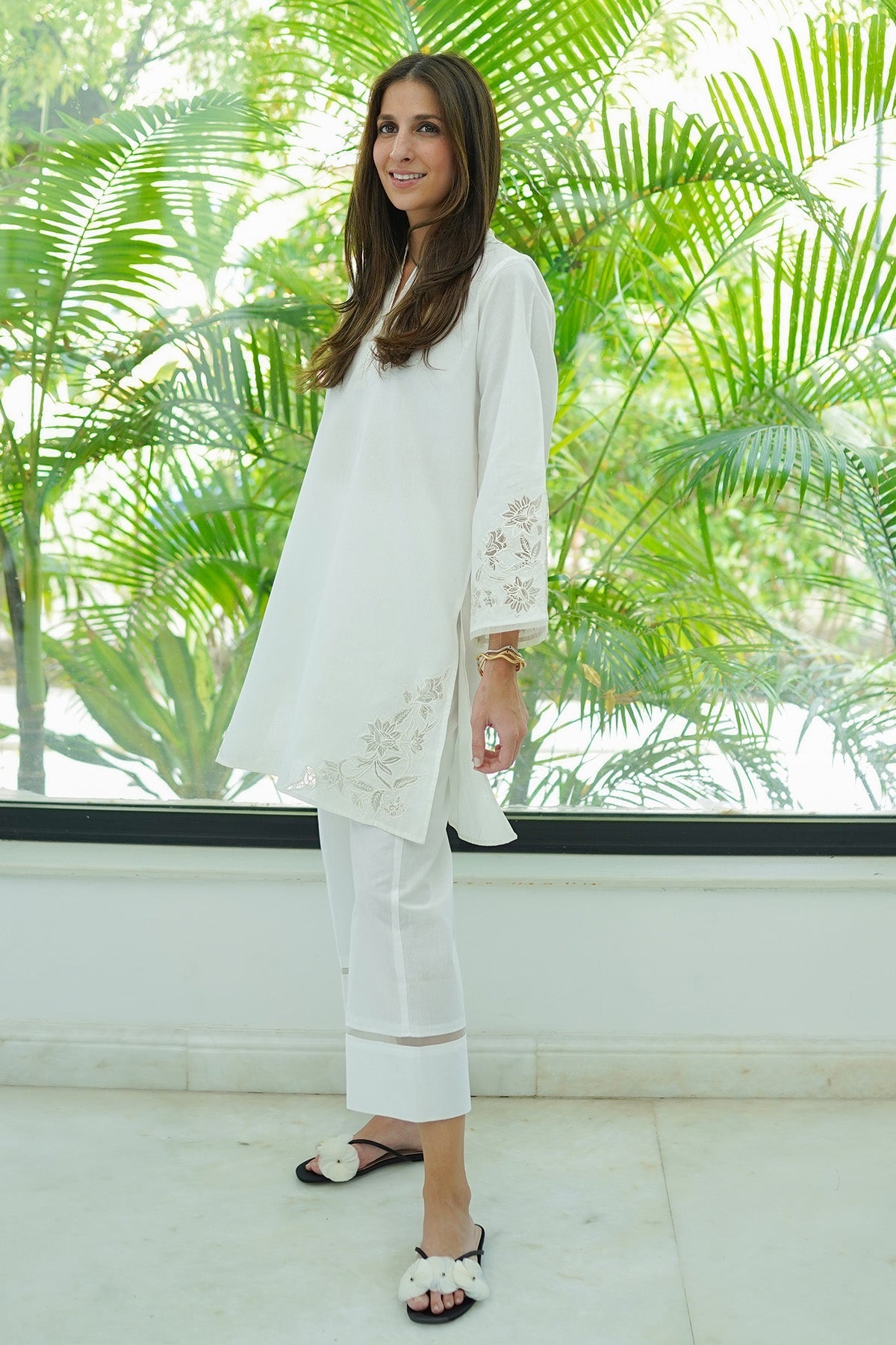 Sahar | Co Ord Sets |  Ivory Mist by Sahar - Designer Dress - Type: Ladies Clothes - Available at Libayah - 100% Original