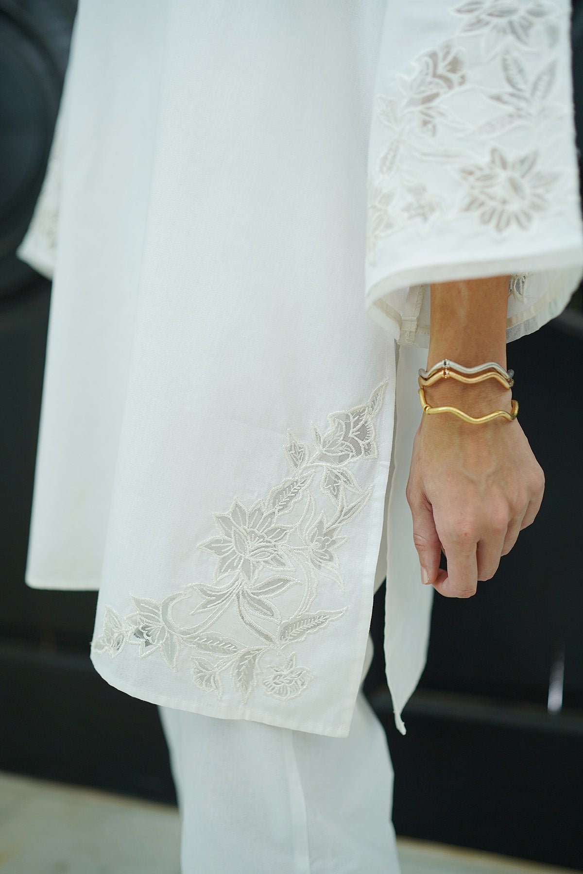 Sahar | Co Ord Sets |  Ivory Mist by Sahar - Designer Dress - Type: Ladies Clothes - Available at Libayah - 100% Original