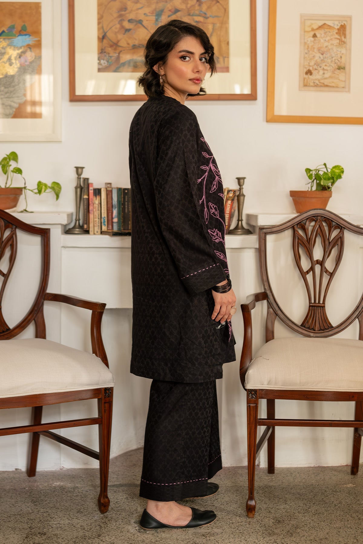 Sahar | Co Ord Sets |  Botanical Harmony by Sahar - Designer Dress - Type: Ladies Clothes - Available at Libayah - 100% Original