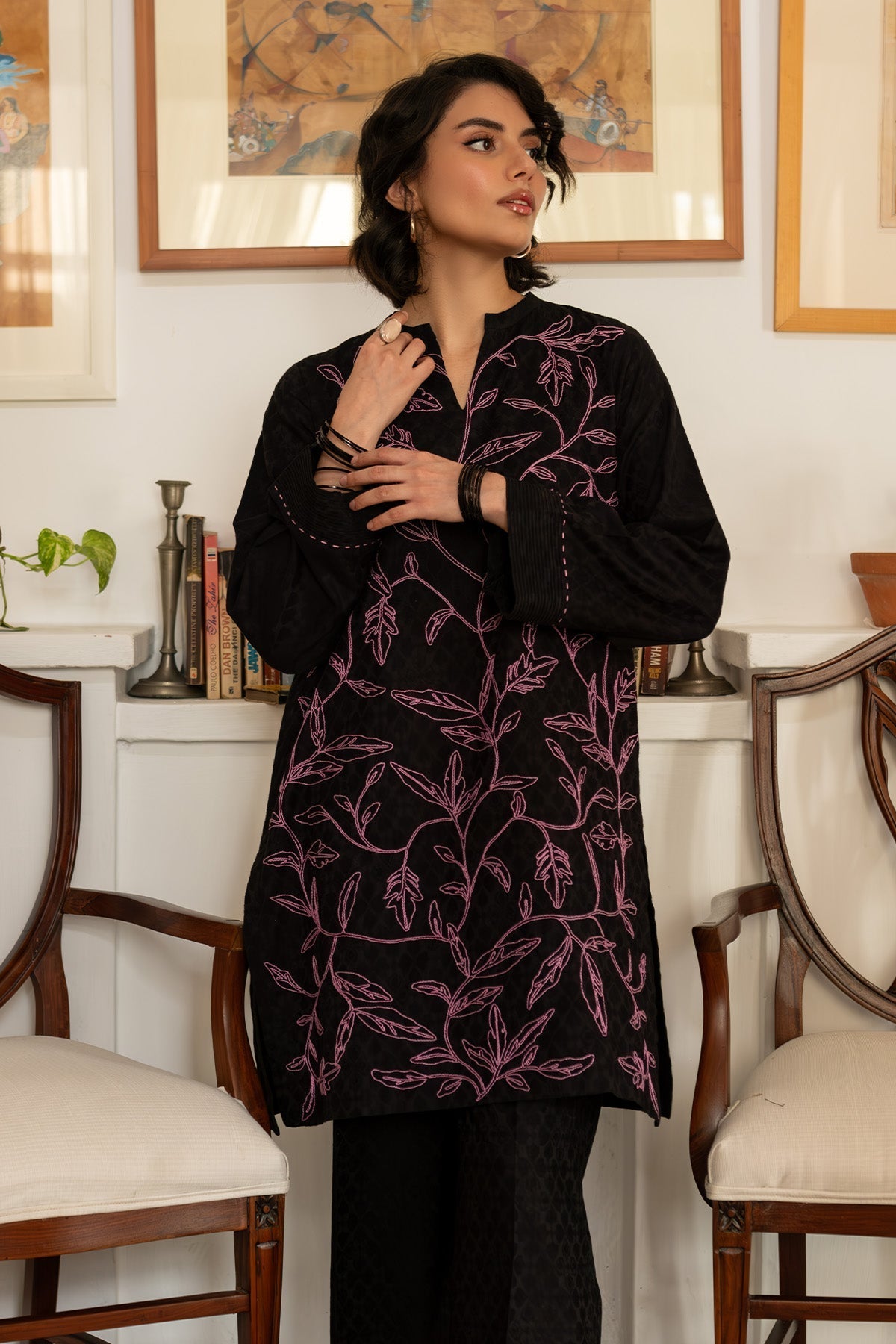 Sahar | Co Ord Sets |  Botanical Harmony by Sahar - Designer Dress - Type: Ladies Clothes - Available at Libayah - 100% Original
