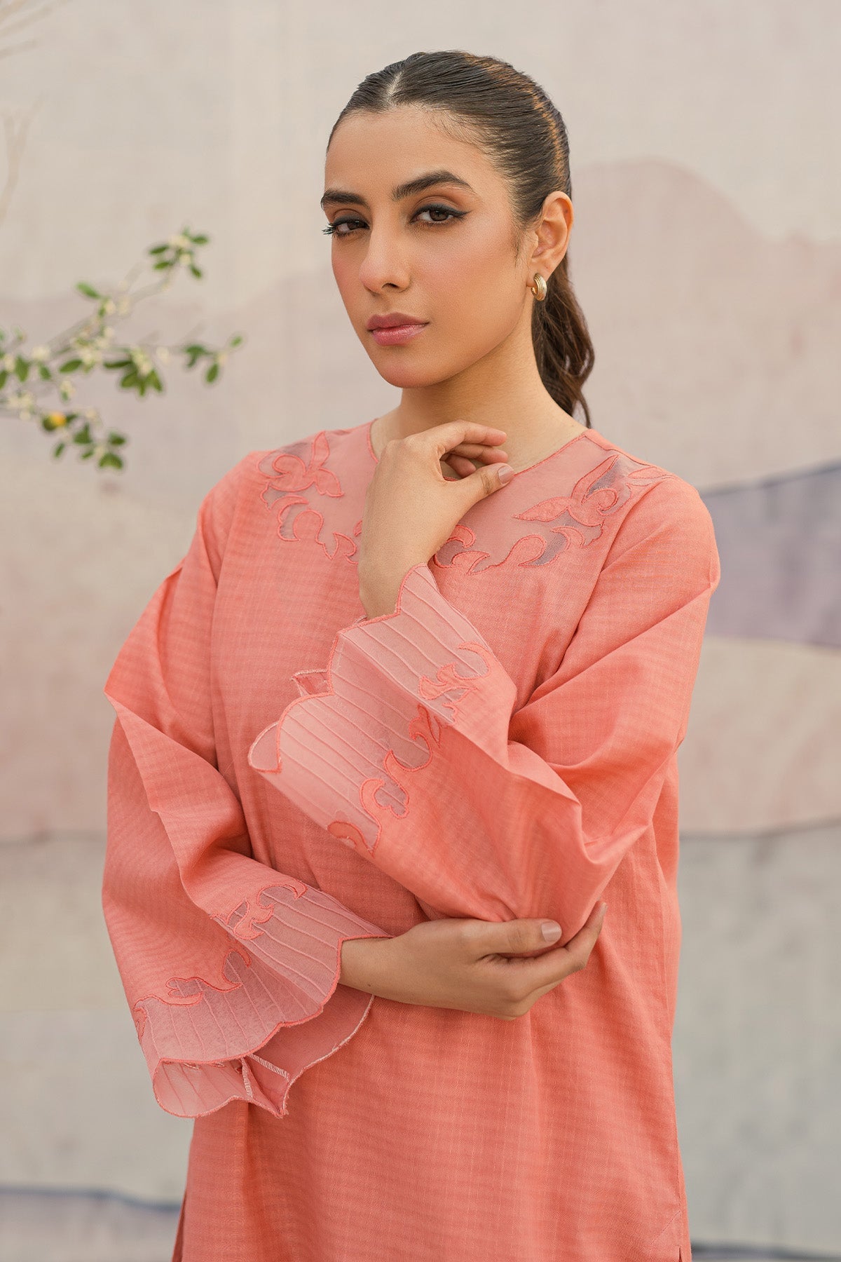 Sahar | Co Ord Sets |  Melon Mist by Sahar - Designer Dress - Type: Ladies Clothes - Available at Libayah - 100% Original