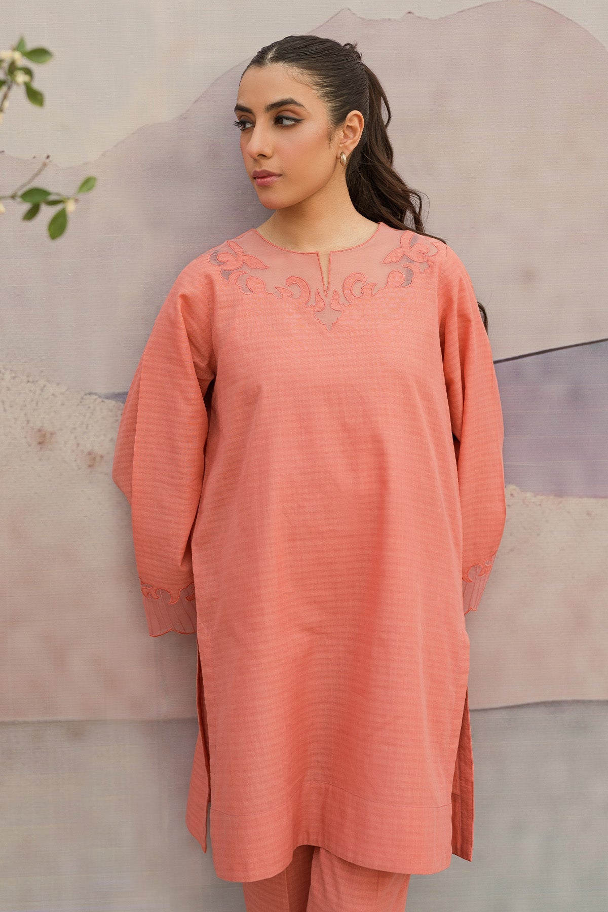 Sahar | Co Ord Sets |  Melon Mist by Sahar - Designer Dress - Type: Ladies Clothes - Available at Libayah - 100% Original