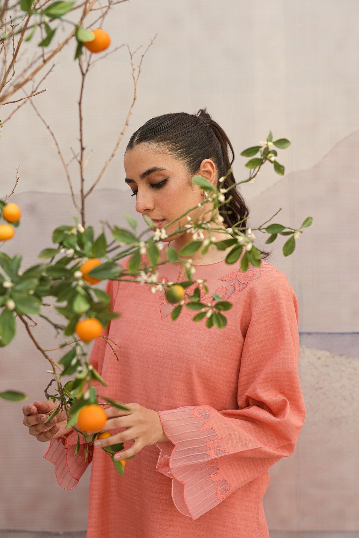 Sahar | Co Ord Sets |  Melon Mist by Sahar - Designer Dress - Type: Ladies Clothes - Available at Libayah - 100% Original
