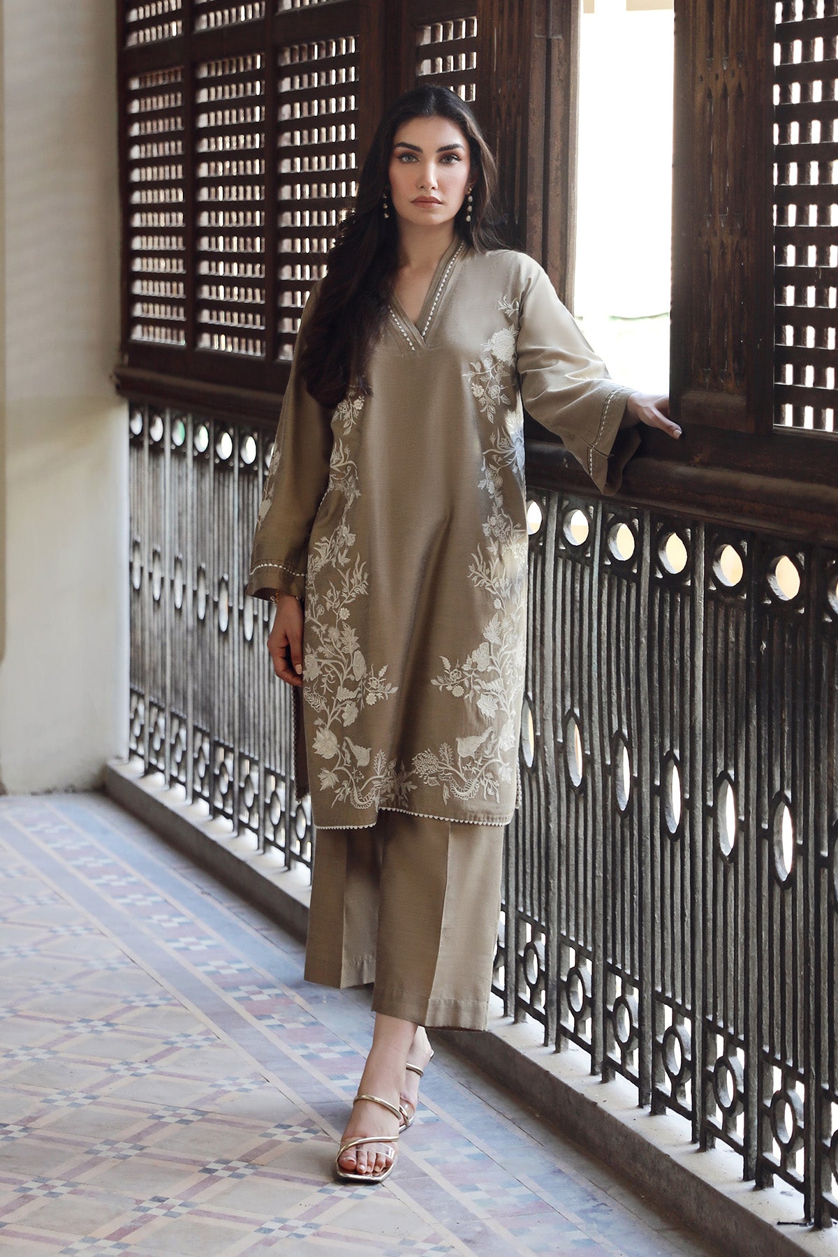 Sahar | Luxe Ready to Wear |  Vanilla Petals by Sahar - Designer Dress - Type: Ladies Clothes - Available at Libayah - 100% Original