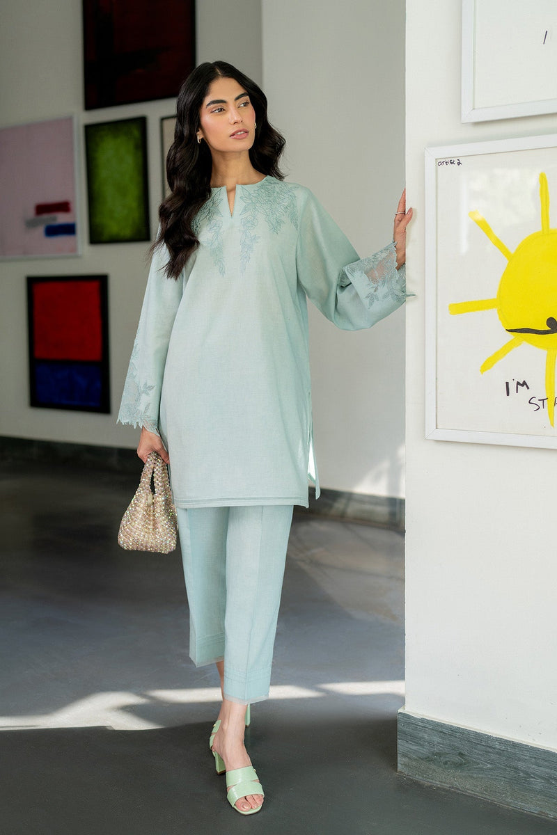 Sahar | Luxe Ready to Wear |  Mint Splash by Sahar - Designer Dress - Type: Ladies Clothes - Available at Libayah - 100% Original