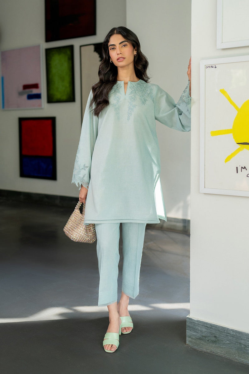 Sahar | Luxe Ready to Wear |  Mint Splash by Sahar - Designer Dress - Type: Ladies Clothes - Available at Libayah - 100% Original