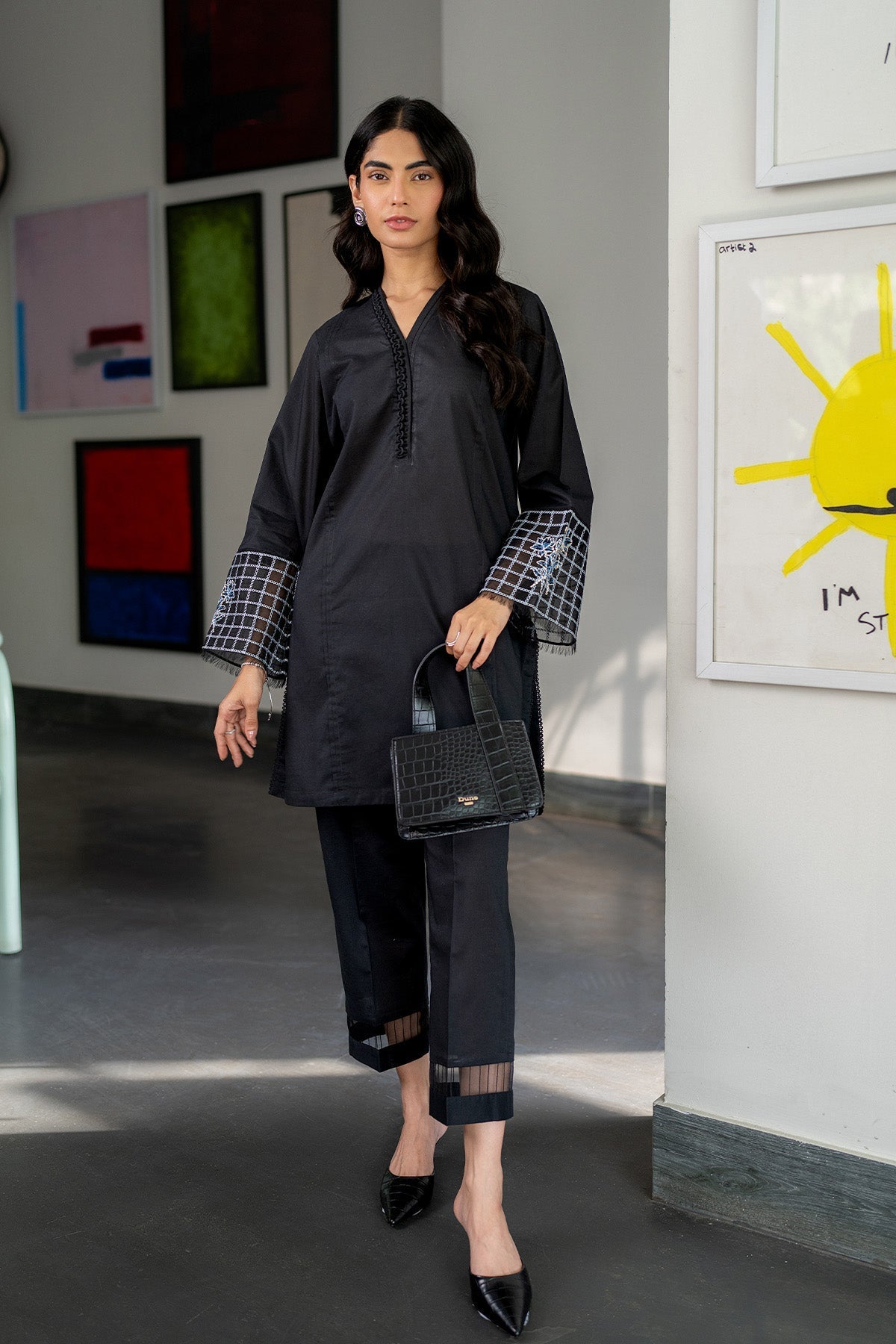 Sahar | Luxe Ready to Wear |  Dark Ember by Sahar - Designer Dress - Type: Ladies Clothes - Available at Libayah - 100% Original