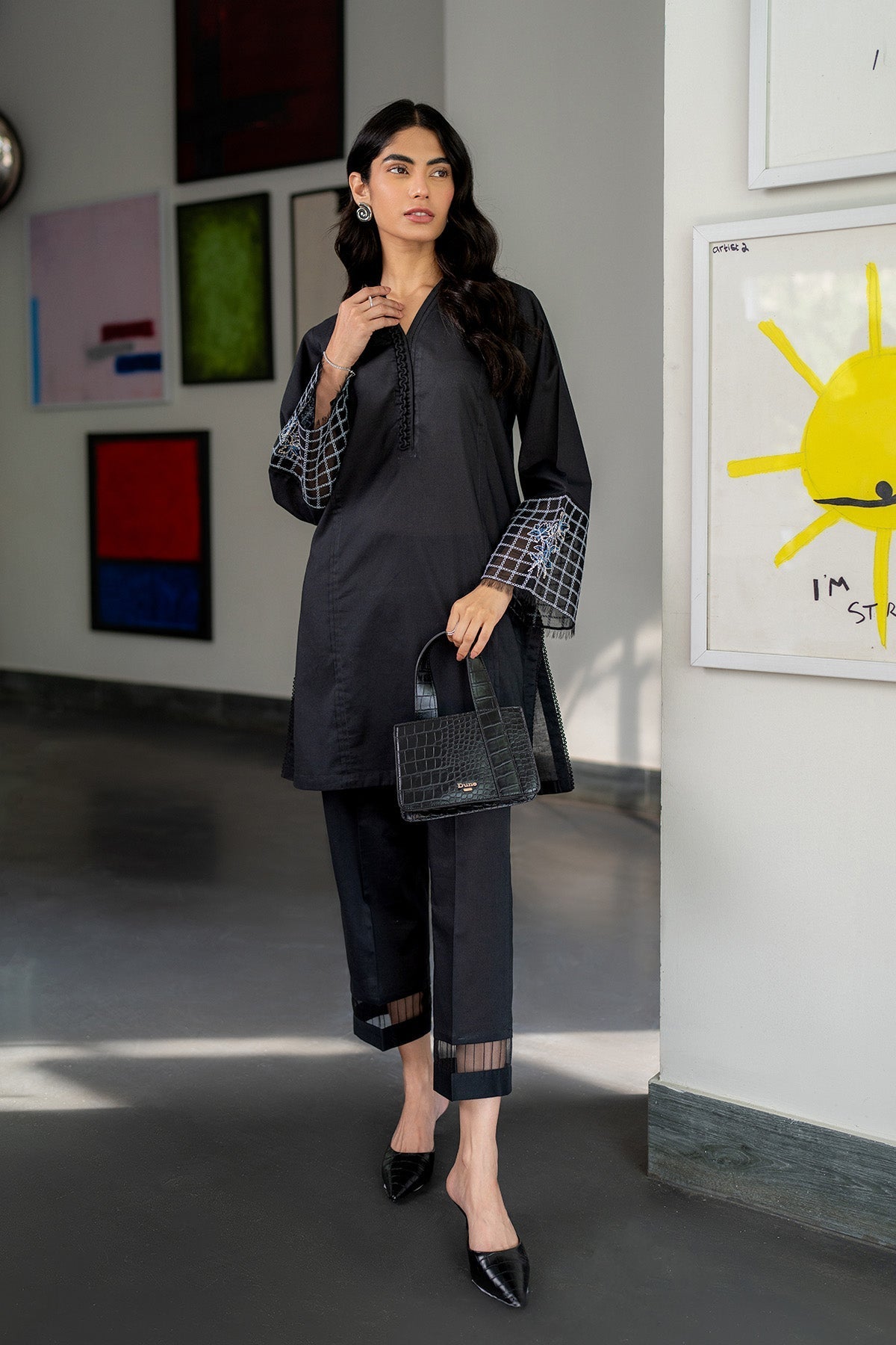 Sahar | Luxe Ready to Wear |  Dark Ember by Sahar - Designer Dress - Type: Ladies Clothes - Available at Libayah - 100% Original