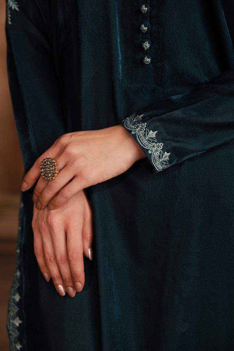 Sahar | Luxe Ready to Wear |  Teal Allure by Sahar - Designer Dress - Type: Ladies Clothes - Available at Libayah - 100% Original