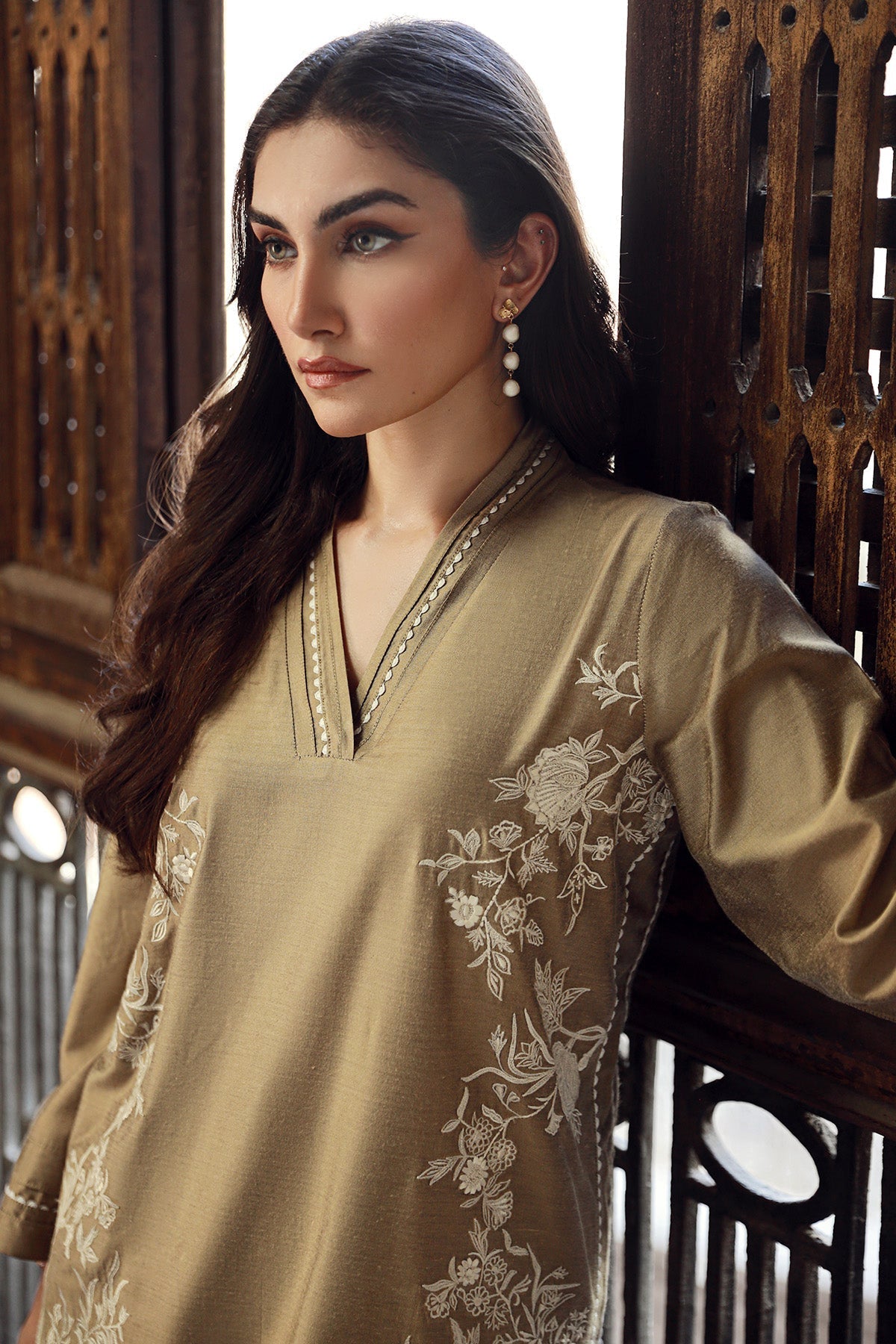 Sahar | Luxe Ready to Wear |  Vanilla Petals by Sahar - Designer Dress - Type: Ladies Clothes - Available at Libayah - 100% Original