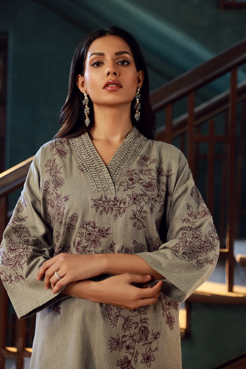 Sahar | Luxe Ready to Wear |  Mystic Ash by Sahar - Designer Dress - Type: Ladies Clothes - Available at Libayah - 100% Original