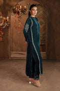 Sahar | Luxe Ready to Wear |  Teal Allure by Sahar - Designer Dress - Type: Ladies Clothes - Available at Libayah - 100% Original