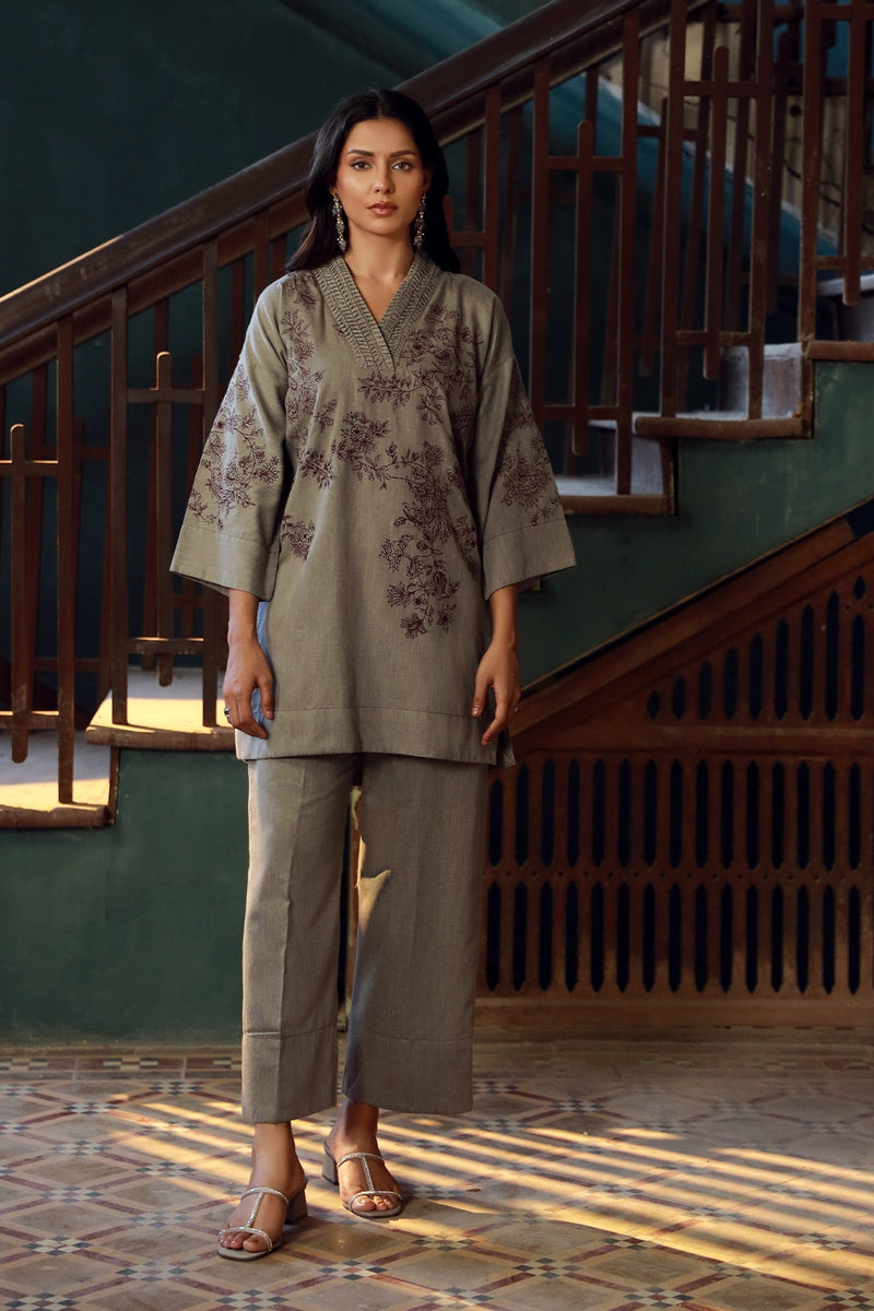 Sahar | Luxe Ready to Wear |  Mystic Ash by Sahar - Designer Dress - Type: Ladies Clothes - Available at Libayah - 100% Original